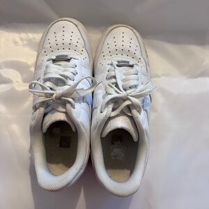 Classic White Lace-Up Sneakers